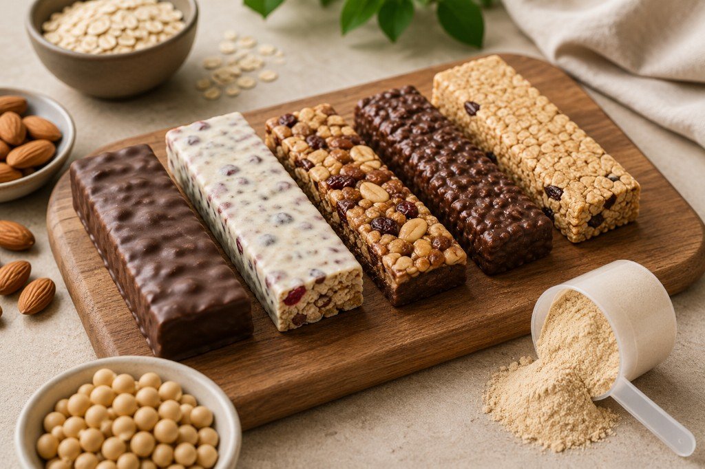 Nutrition bars — protein bars and high-fibre bars
