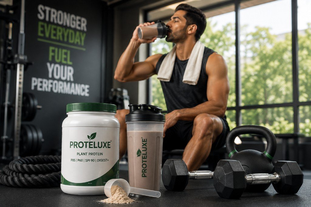 Proteluxe plant protein for sports nutrition