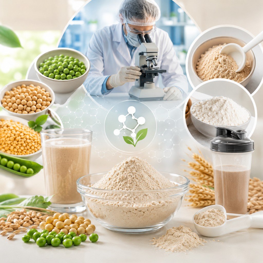 Custom protein ingredients and protein system concepts